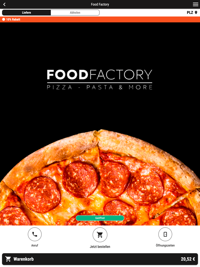 Food Factory Pizza Pasta More