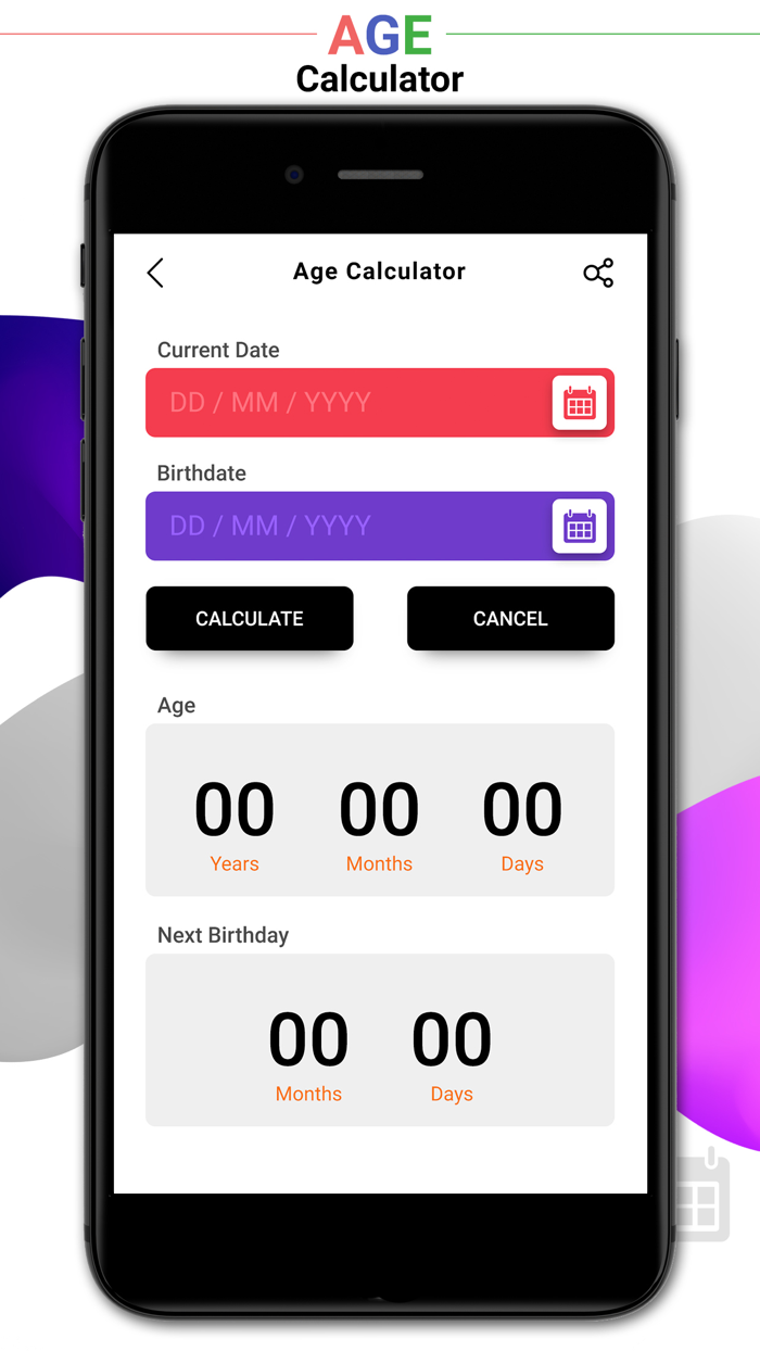 Age and Birthdate Calculator