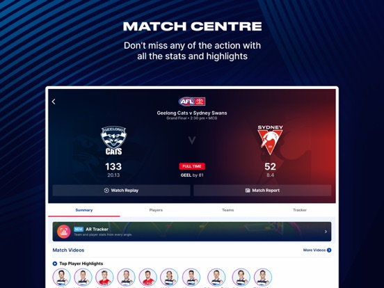 Screenshot #6 pour AFL Live Official App