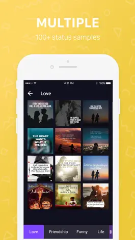 Game screenshot StatusMaker- Add text on photo hack