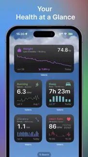 valens - widgets for health iphone screenshot 1