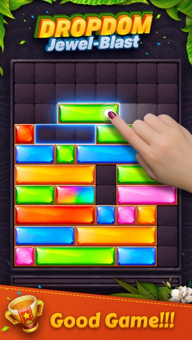 Dropdom Puzzle Block Jewel screenshot 1