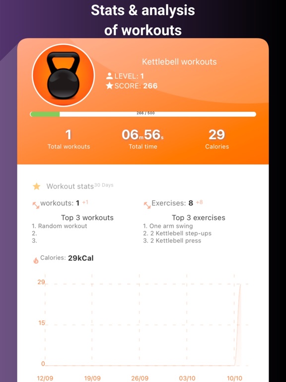 Screenshot #5 pour Kettlebell workout for home