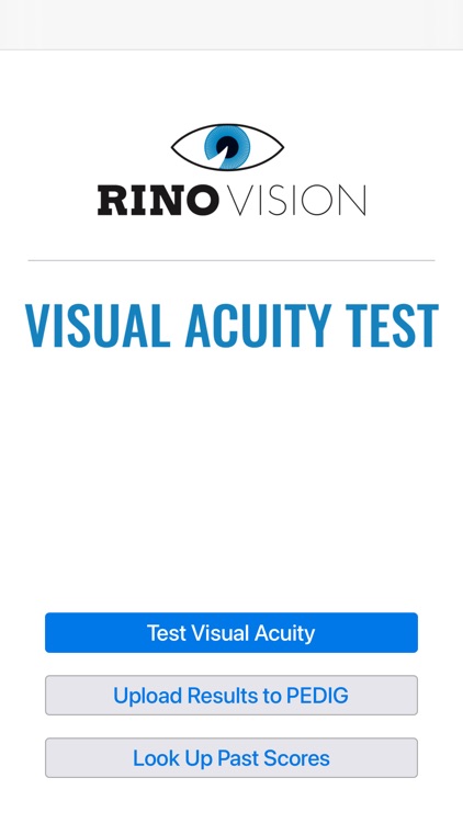 eETDRS Visual Acuity Test