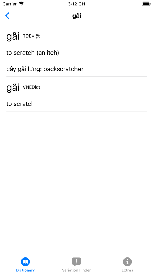 #2. Caukie Vietnamese dictionary (iOS) 由: Michael Tran