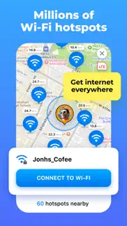 wifi map: esim, internet, vpn iphone screenshot 2