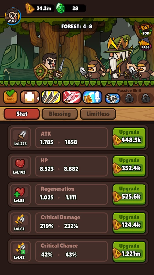 #3. Idle RPG Adventure Hero (iOS) โดย: Thu Hien