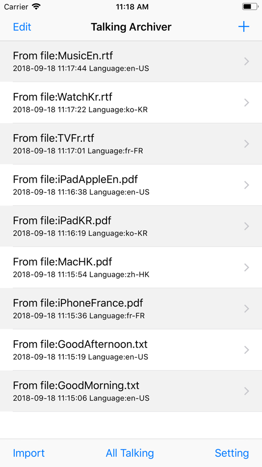 #1. Talking Archiver (iOS) 게시자: 方 沈