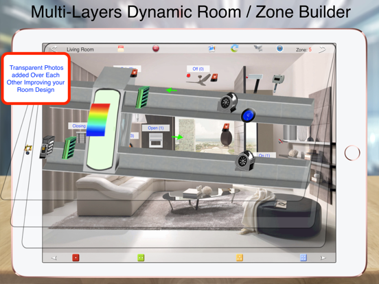 HOS Smart Home BACnet BMS iPad app afbeelding 6