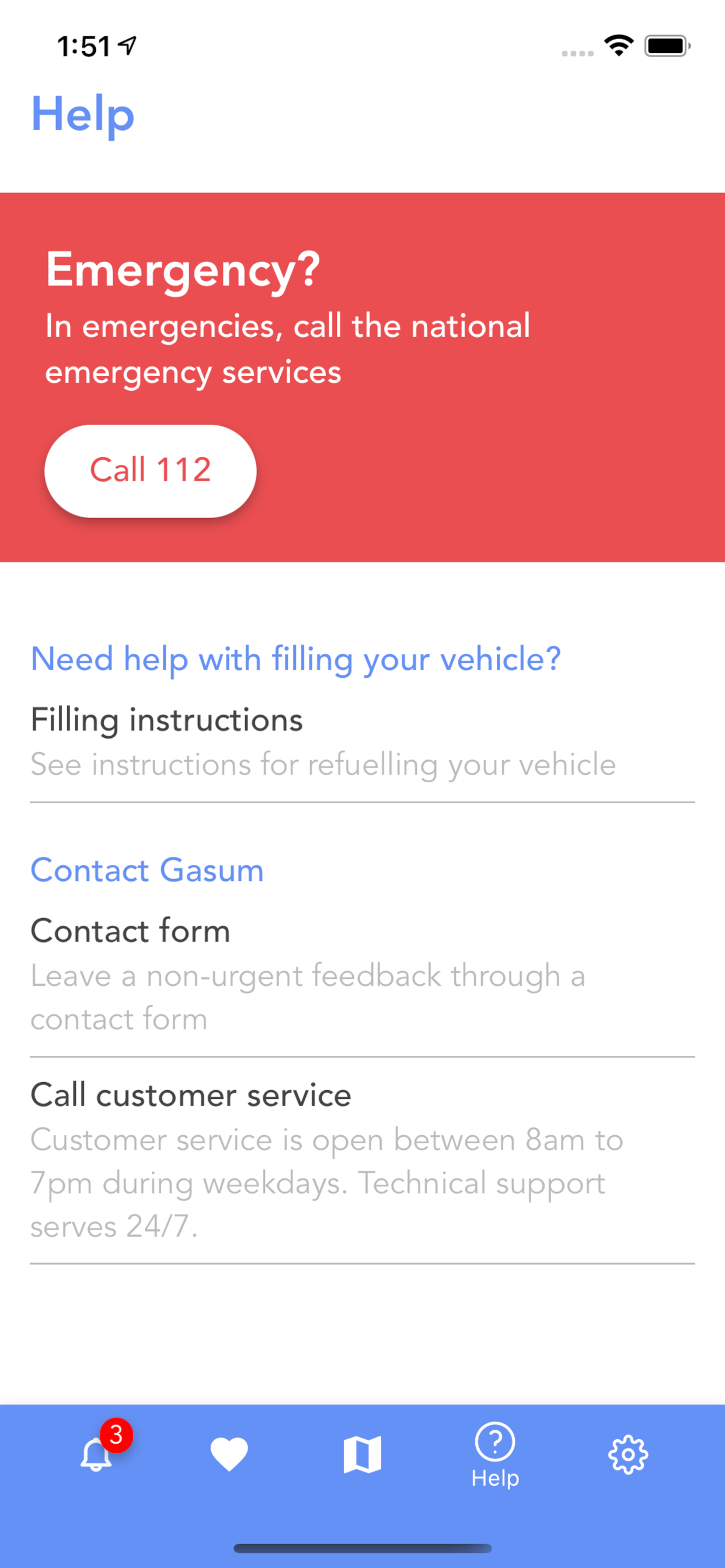 Gasum Driver App