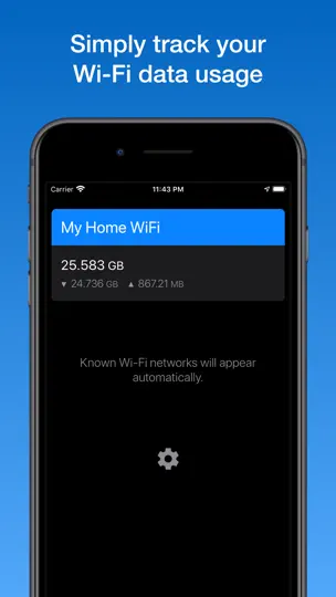 Screenshot von WifiMan From DataMan auf dem iPhone 1