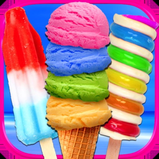 Ice Cream Popsicles Games iOS App