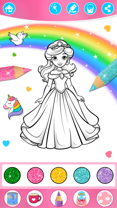 My Princess: Coloring Book 2+ Screenshot