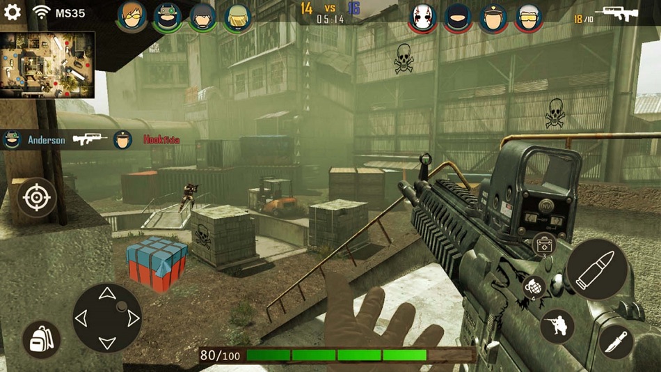 #1. Modern Ops Commando Shooting (iOS) Podle: Zakia Bibi