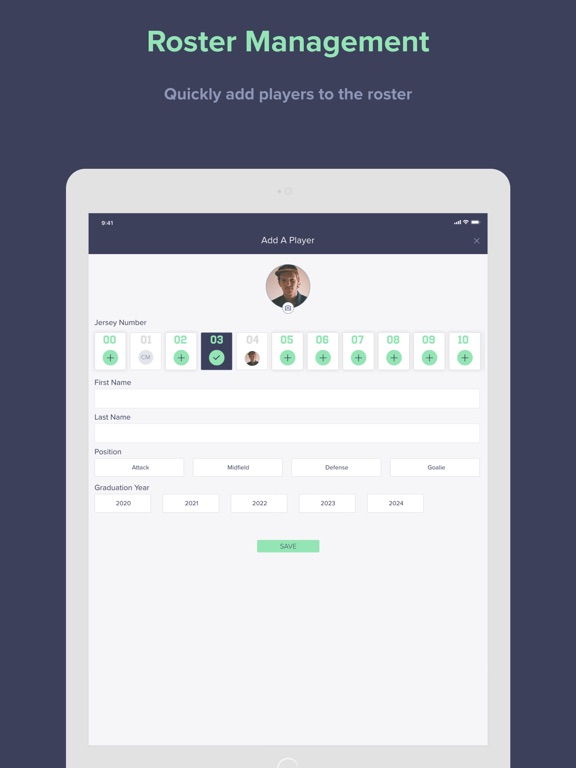 Screenshot #5 pour SquadProfile - Lacrosse Stats