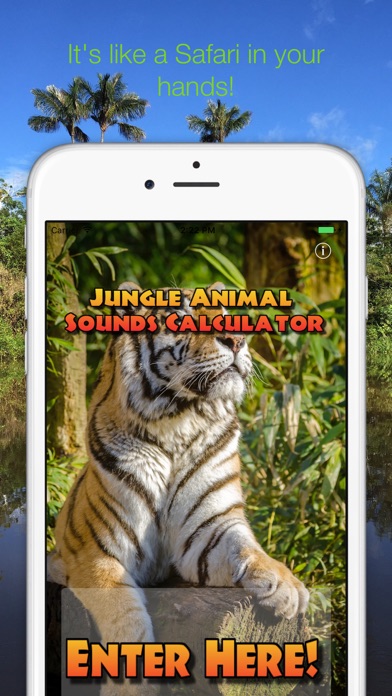 Screenshot #1 pour Jungle Animal Sounds Calc