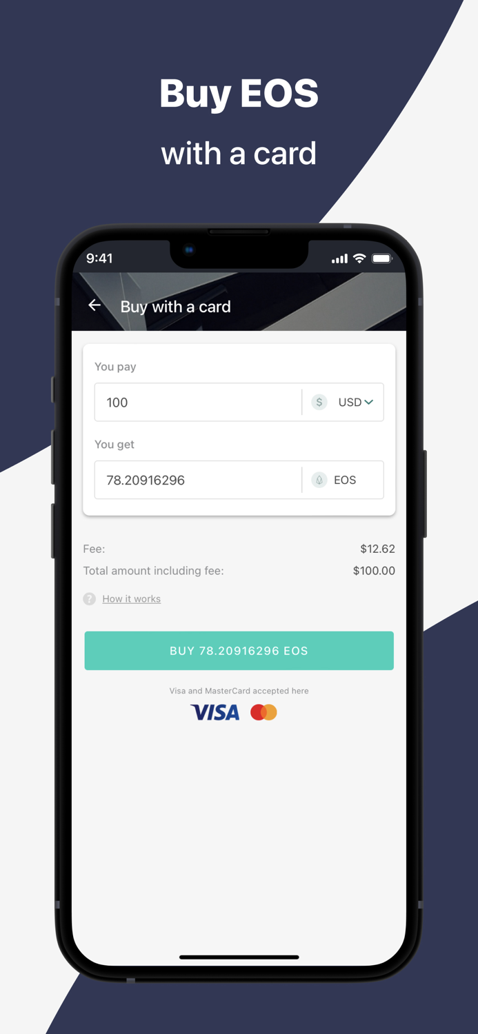 EOS coin Wallet by Freewallet