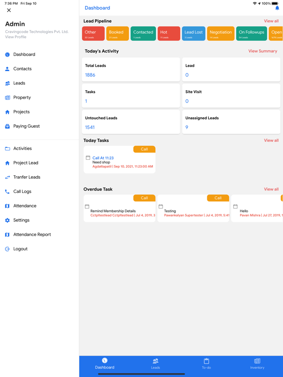 Screenshot #5 pour Buildesk Real Estate CRM