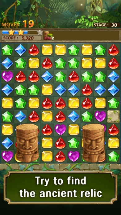 Jewels Jungle : Match 3 Puzzle Screenshot