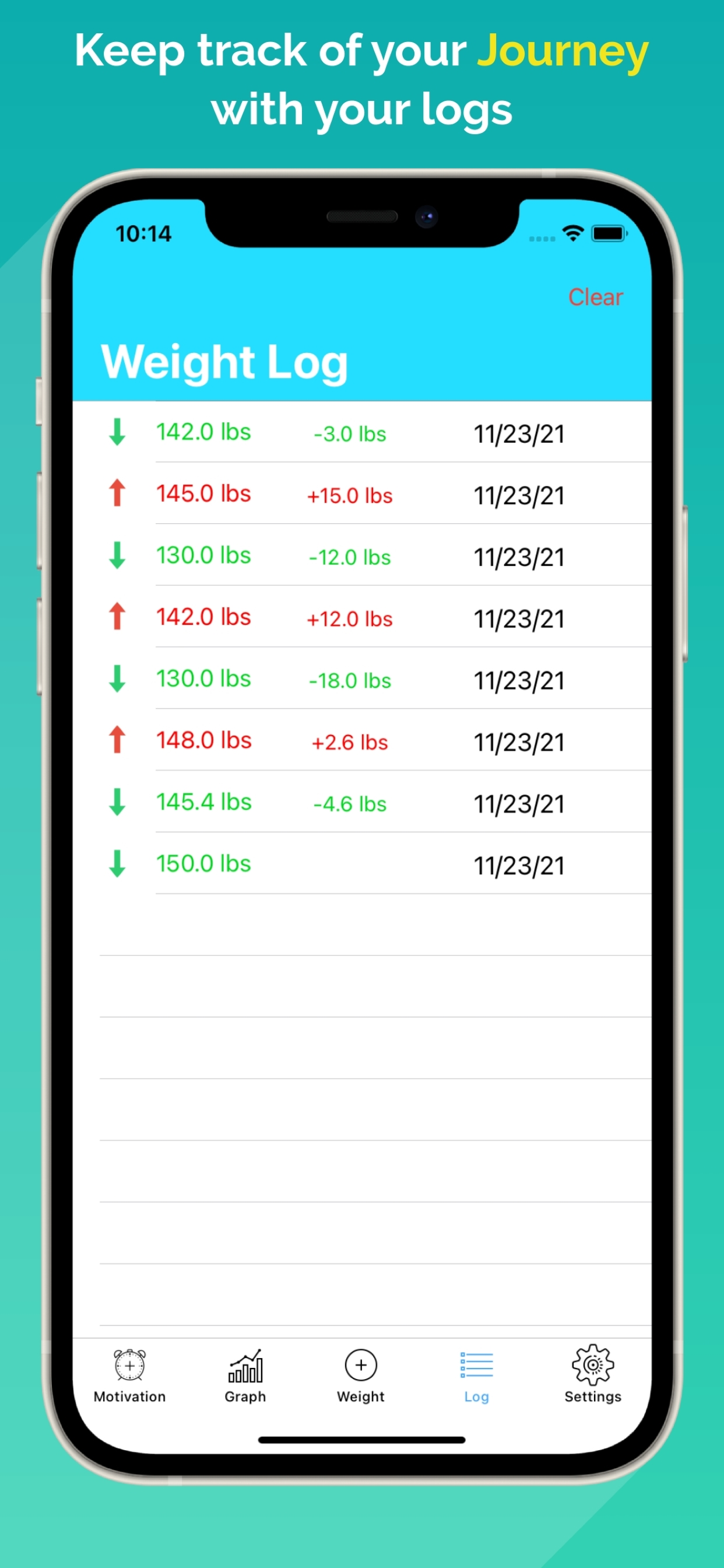 Weight Tracker ++