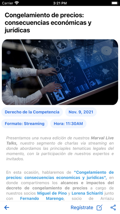 MarvalApp Screenshot