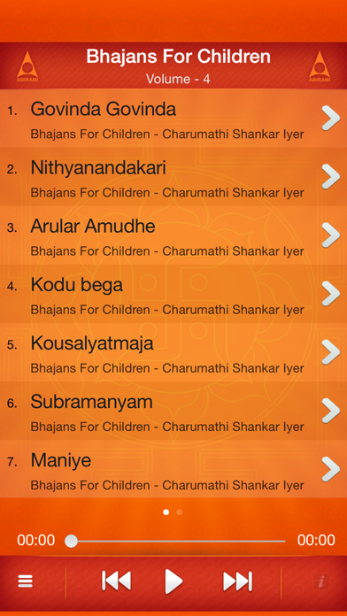 Screenshot #1 pour Bhajans For Kids Vol04