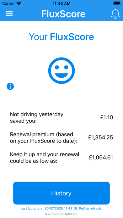 FluxScore Screenshot