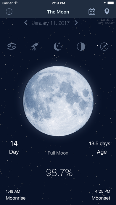 The Moon: Calendar Moon Phasesのおすすめ画像1