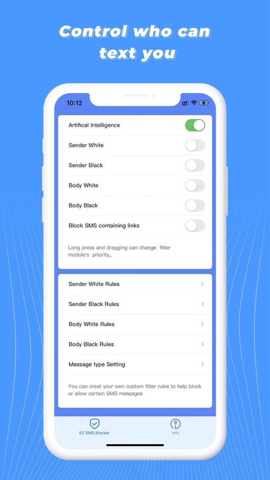 #4. EZ SMS Blocker (iOS) 由: EasyNets