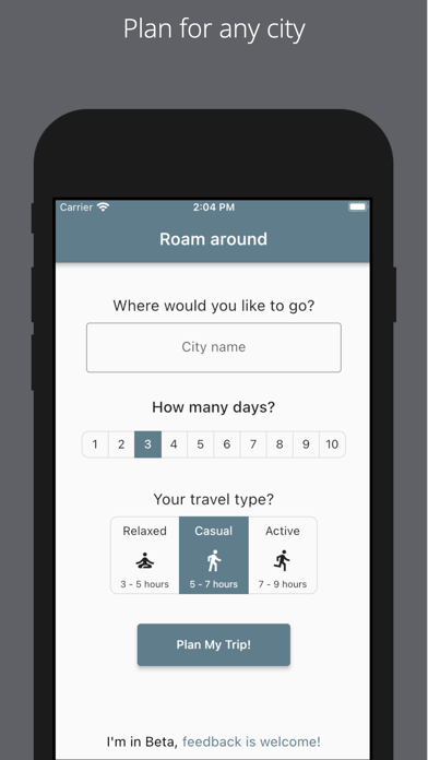 Roam Around - Plan Trips AI Screenshot