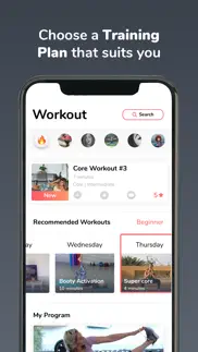 gymnadz - women's fitness app iphone screenshot 2