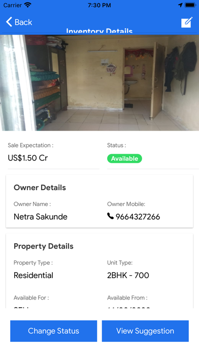 Buildesk Real Estate CRM Screenshot
