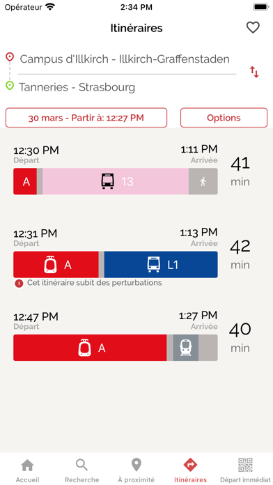 Screenshot #3 pour CTS Transports Strasbourg