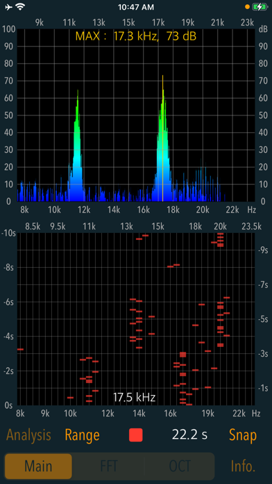 High-Frequency Noise Monitor Screenshot