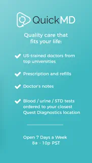 quickmd - online doctor visits problems & solutions and troubleshooting guide - 3