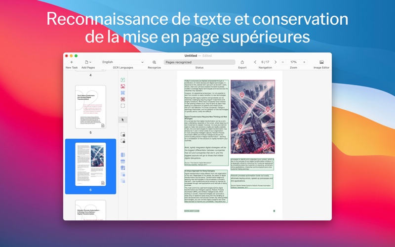 Screenshot #1 pour FineReader PDF Convertisseur