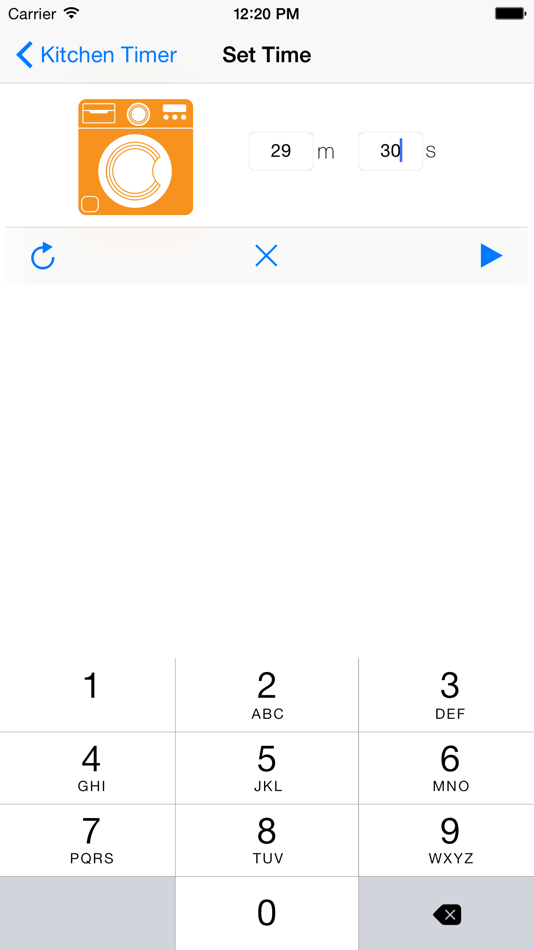 #2. Kitchen Timer ( Alarm ) (iOS) Podle: Seong Eon Kim