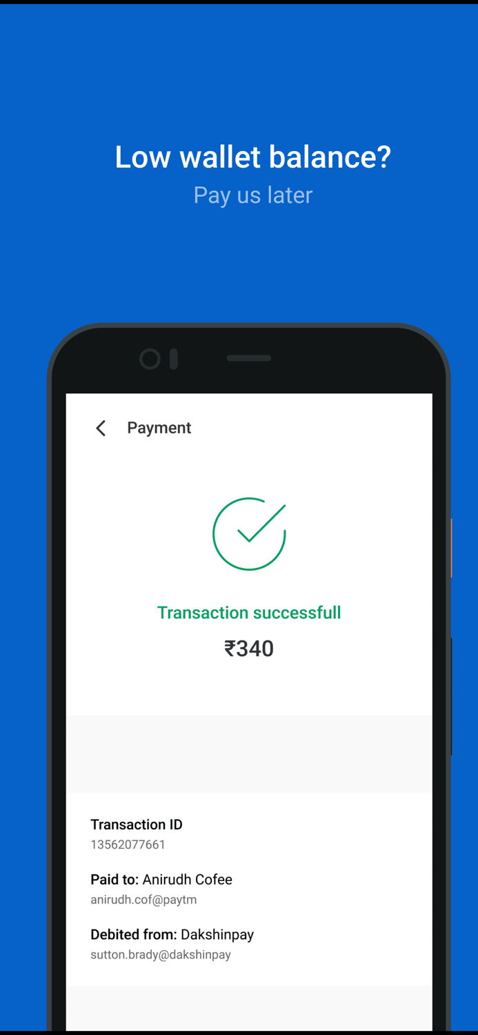 DakshinPay - Pay Later