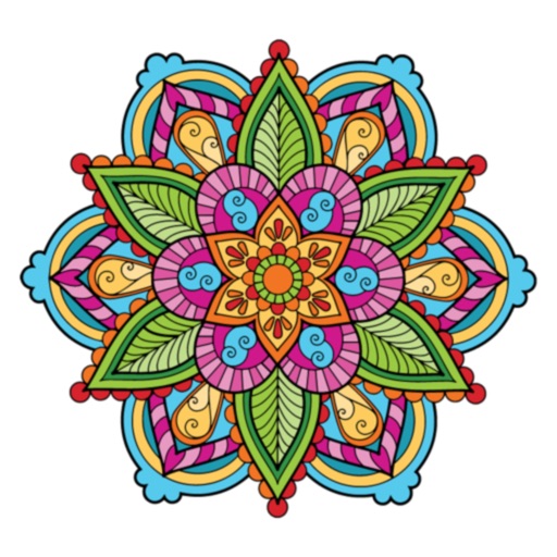 Fun Coloring Pages for Adults Icon