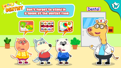 Wolfoo Dentist Dental Care Screenshot