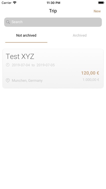 Book One- Reisekosten & Spesen screenshot-3