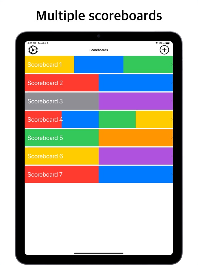 The online scorekeeper and counter app