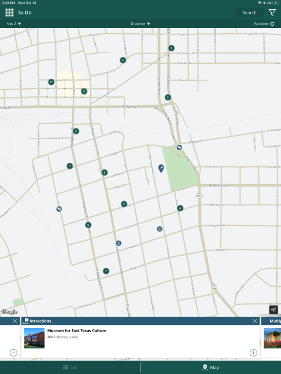 Visit Palestine, TX iPad screenshot 5 - Travel app