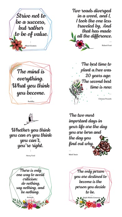 Beautiful & Inspiring Stickers Screenshot