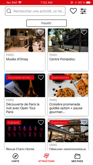 Paris Passlib’ – city pass Screenshot