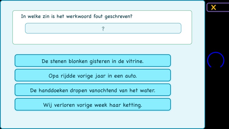 Werkwoorden vervoegen screenshot-3