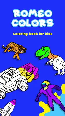 Game screenshot Kids coloring book 3 4 5 Romeo mod apk