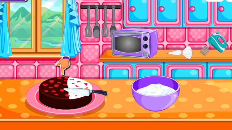 Baking black forest cake games screenshot-6