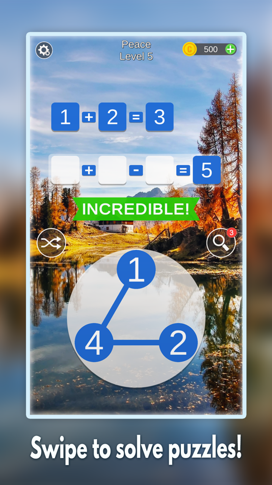 #1. Mathscapes: Math Brain Algebra (iOS) 由: Smore Games, LLC