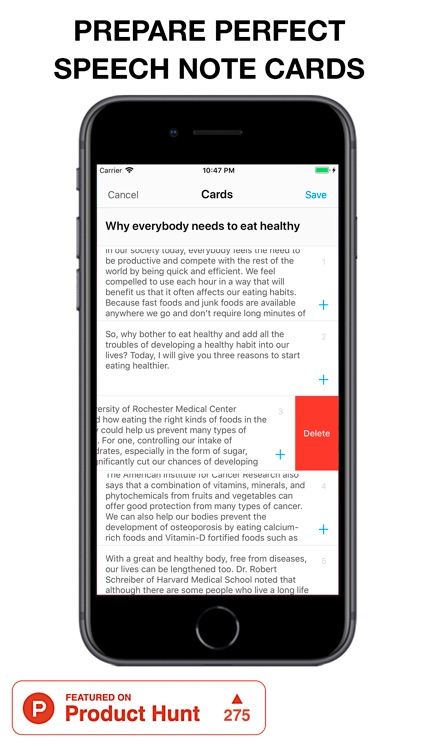 HintApp - Cue Cards & Notes